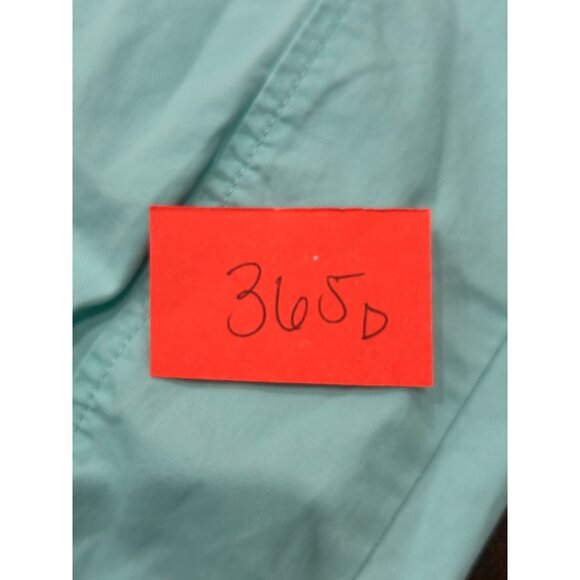 Talbots Petite Womens Turquoise Cropped Pants Size 6P Adjustable Hem Coastal - Picture 10 of 11